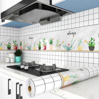Cuộn 10M Giấy dán tường, dán bếp tráng nhôm, dán tủ bàn hàng cao cấp chống dầu mỡ dễ lau chùi mã QD031