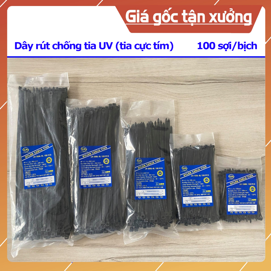 Dây Rút Nhựa Chống Tia UV (Tia Cực Tím) - Dây Rút Chuyên Dụng Ngoài ...