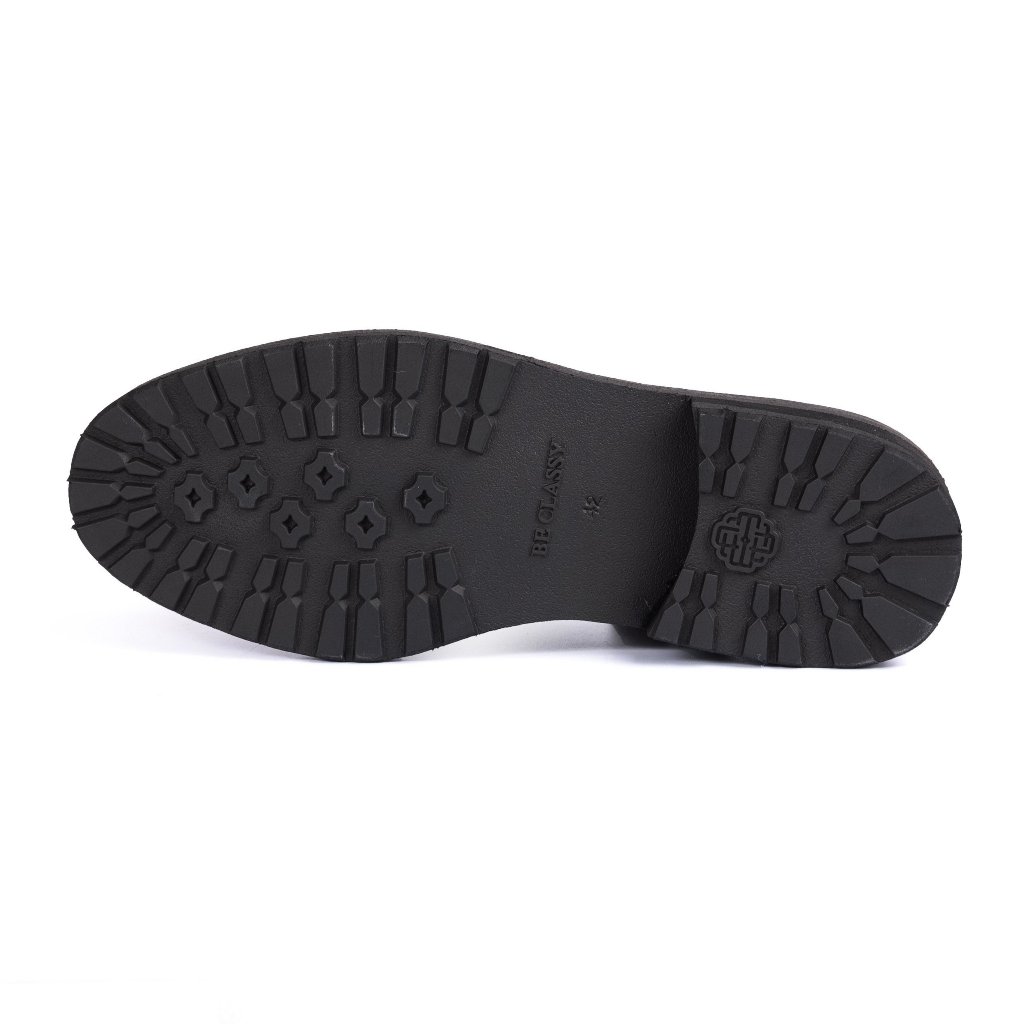Ảnh Giày Tây  CLUBMAN DERBY Đế Cao 4cm - DB24 - Da Bò Ý Lót Trong Da Bò Mộc - Thương hiệu Be Classy 4