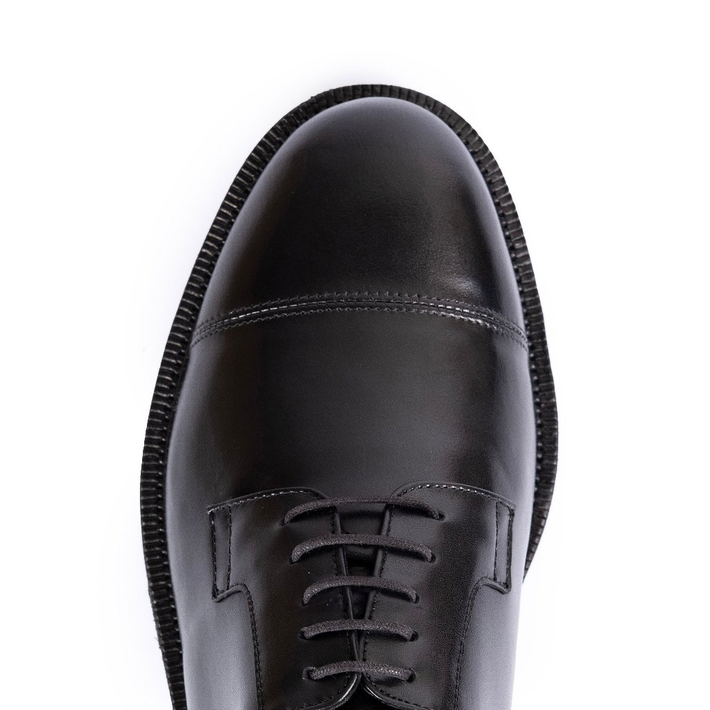 Ảnh Giày Tây  CLUBMAN DERBY Đế Cao 4cm - DB24 - Da Bò Ý Lót Trong Da Bò Mộc - Thương hiệu Be Classy 3