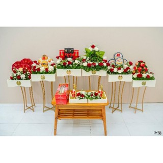 Kệ để lễ tráp lẻ, loại chân cong mặt vuông cao 50/60/70/80/90/100cm