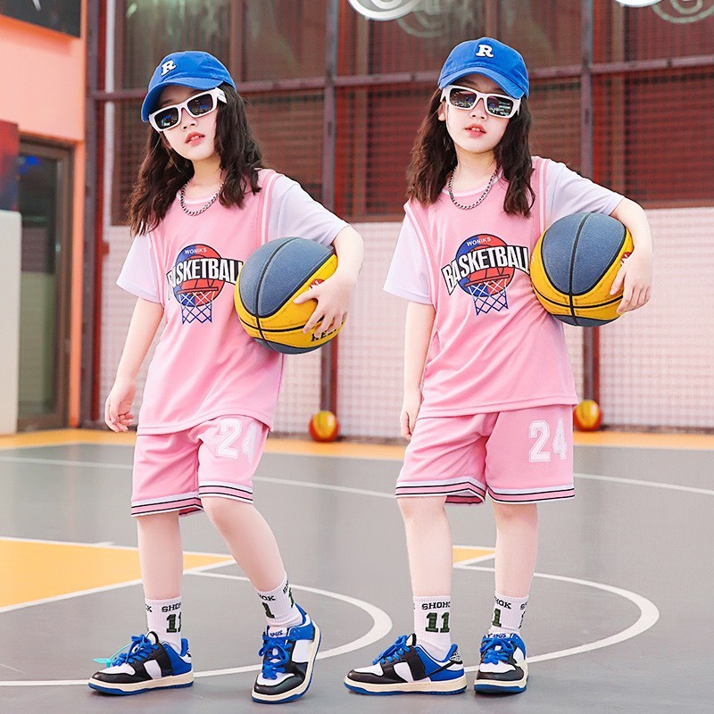 Bộ đồ cho bé 10-50 kg vải có lỗ thông hơi mát nhẹ
