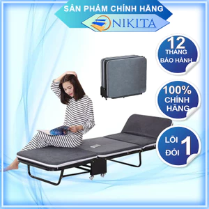 Giường Gấp Văn Phòng Cao Cấp NIKITA Chính Hãng, Có Thể Gấp Thành Ghế Sofa