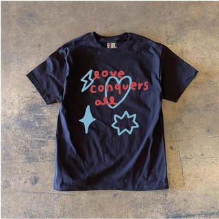 Áo Phông Nam Nữ LOVE Phối Hình Trẻ Trung Phong Cách Trẻ Trung, Chất Vải Cotton Khô Mềm Mịn Thấm Hút Mồ Hôi Tốt