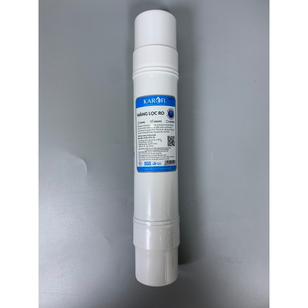 Combo 9 Lõi Lọc Nước Karofi Gồm Lõi 123 Livotec, Màng RO Hàn 100GPD, Lõi T33 Mineral Far Hydrogen Nano Model M-i129/H