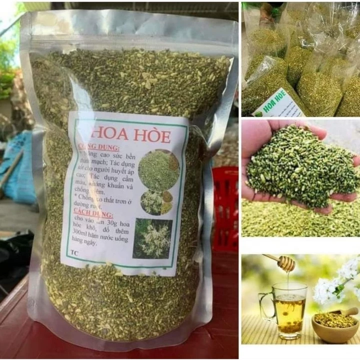 TRÀ THẢO DƯỢC HOA HÒE KHÔ (túi 500g) giúp ngủ ngon, an thần, thanh nhiệt
