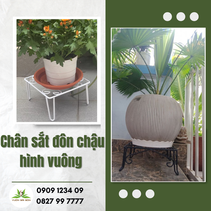 Chân đôn ( Đế lót) kê chậu cây 20x20, 25x25 1
