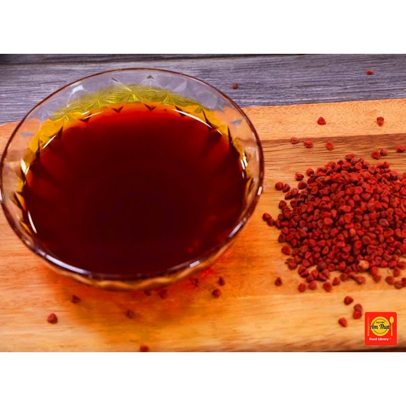 Dầu điều màu phi sẵn nguyên chất 100% - Không pha phẩm màu.