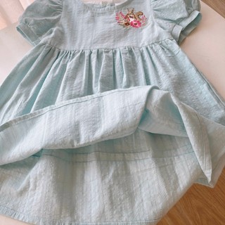Váy bé gái thêu Sóc Vintage 1-8 tuổi (9-33kg) N0092