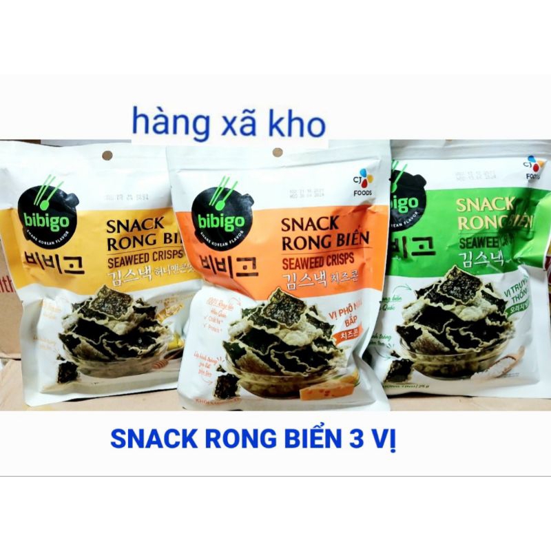 Snack Rong Biển Bibigo 25 GR mật ong và truyền thống.date: /10/11/2024 ...