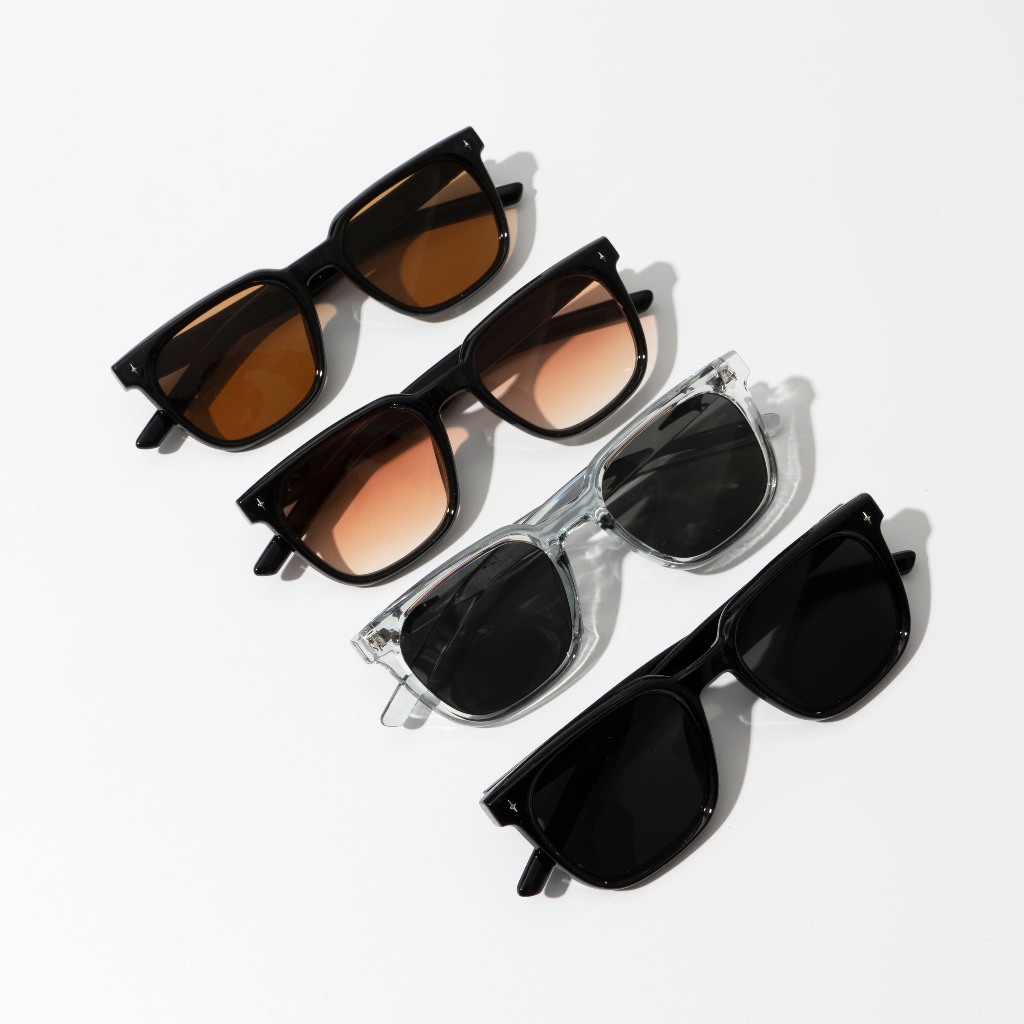 Ảnh Kính mát vuông nam nữ LILYEYEWEAR chống tia UV400 bảo vệ mắt kiểu dáng thời trang KC26 2
