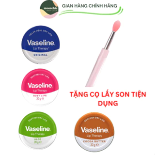 [TẶNG CỌ TÁN] Son dưỡng môi Vaseline Hộp thiếc 20g Vaseline Lip Therapy Bill Anh