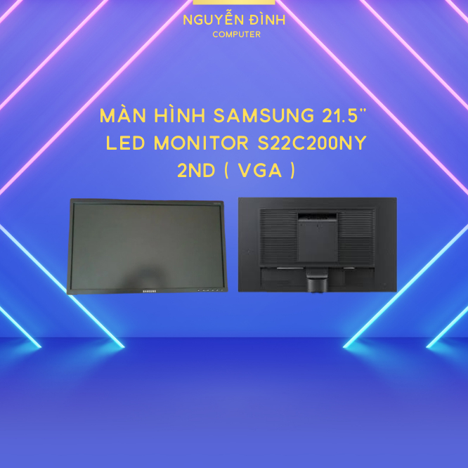 Màn hình samsung 21.5" LED monitor S22C200NY 2nd ( VGA ) | Shopee Việt Nam