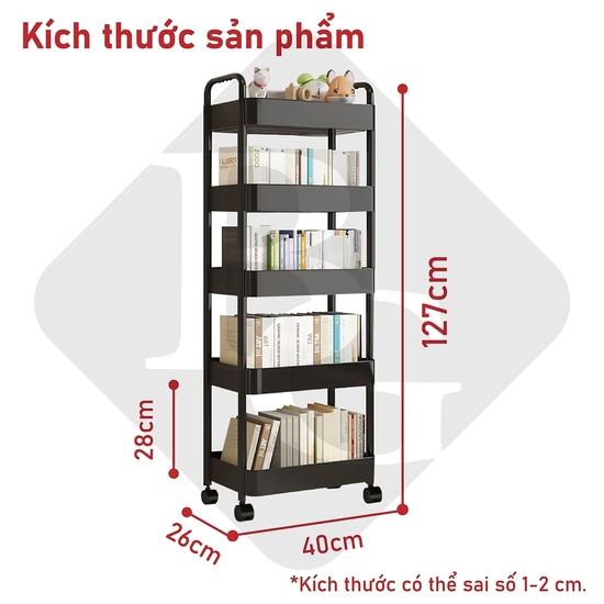 Ảnh bg.company2017- Kệ Tiện Lợi,Xe Đẩy Spa YTC Để Đồ Đa Năng, bánh xe không có khóa 3