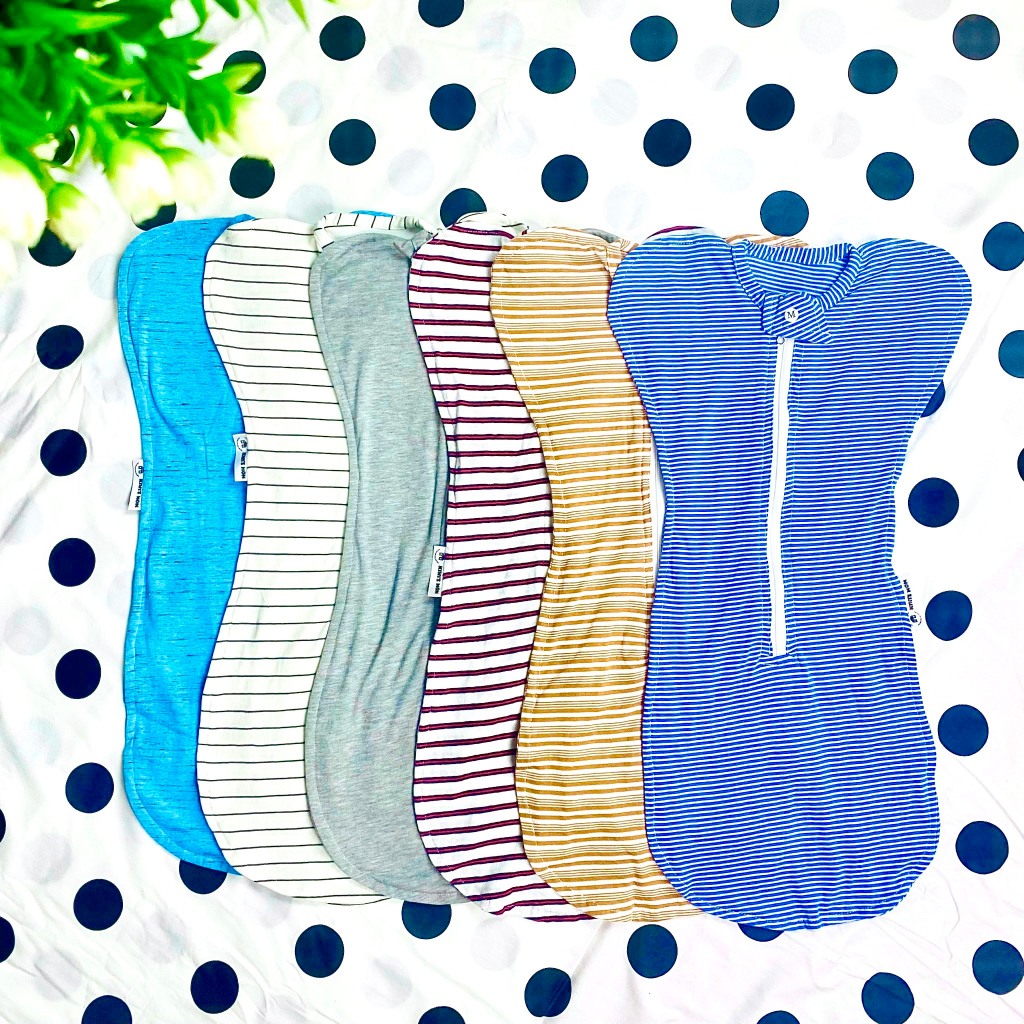 Sỉ Nhộng 100% cotton co giãn 4 chiều Kiwi's mom - mềm mát giúp bé ngủ ngon