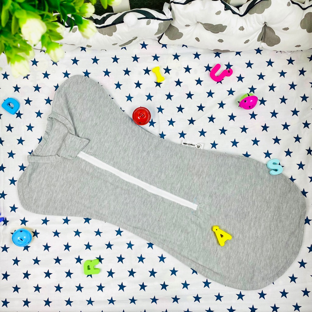 Sỉ Nhộng 100% cotton co giãn 4 chiều Kiwi's mom - mềm mát giúp bé ngủ ngon