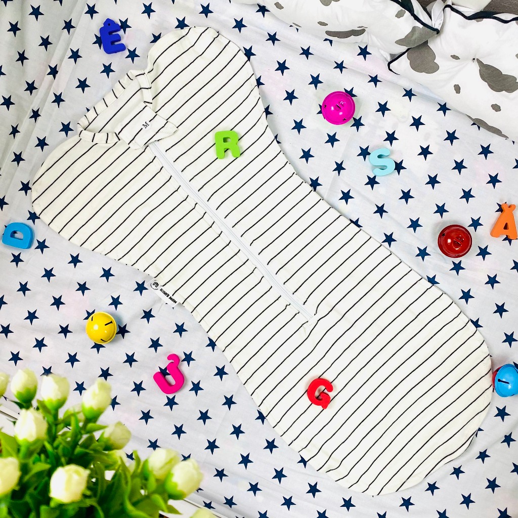 Sỉ Nhộng 100% cotton co giãn 4 chiều Kiwi's mom - mềm mát giúp bé ngủ ngon