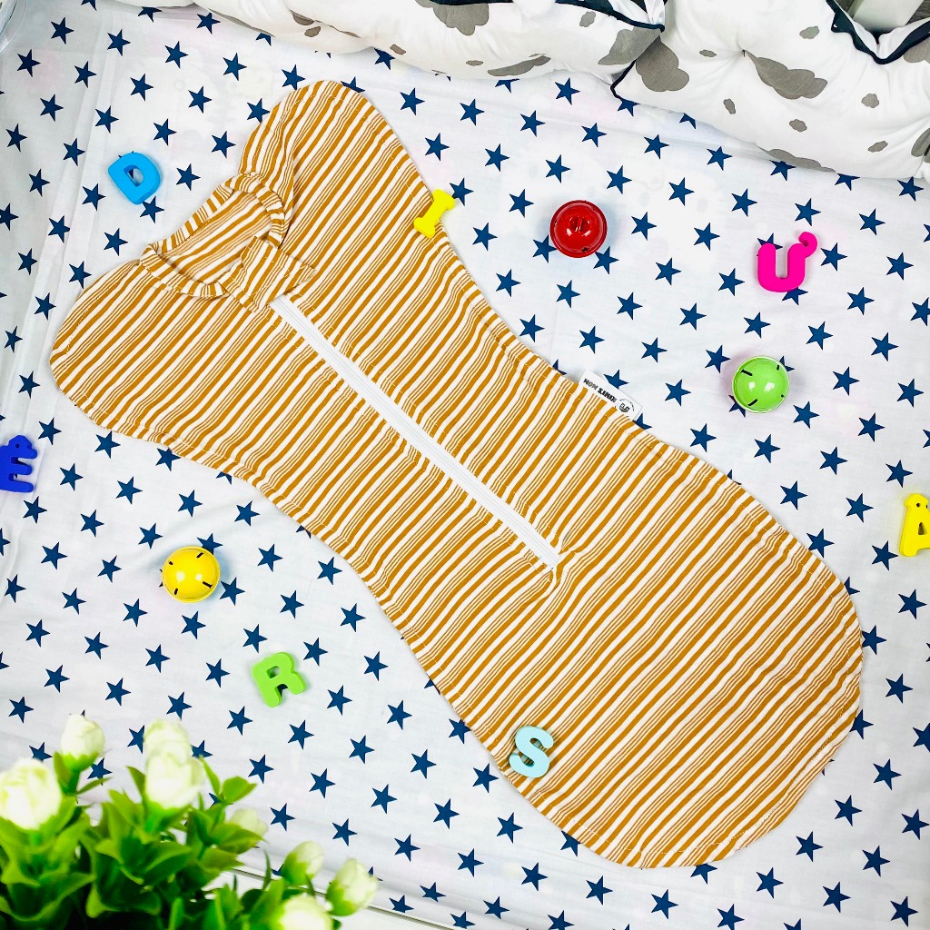 Sỉ Nhộng 100% cotton co giãn 4 chiều Kiwi's mom - mềm mát giúp bé ngủ ngon