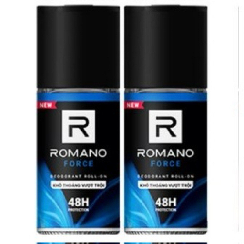 Lăn khử mùi nam kháng khuẩn & khô thoáng cả ngày Romano 50ml