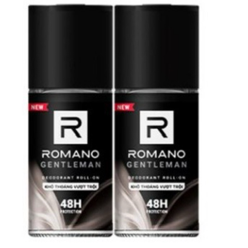 Lăn khử mùi nam kháng khuẩn & khô thoáng cả ngày Romano 50ml