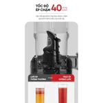 (Kèm Vắt Cam) Máy Ép Chậm Nguyên Quả 3S Lazychef LC04ME - Công Suất 200W, 700ML, 3 Chi Tiết Dễ Dàng Vệ Sinh. — ảnh 6