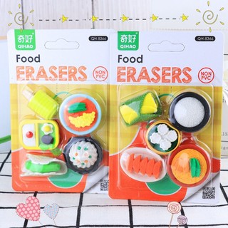Tẩy Độc Lạ Cục Mini Set Gôm Bút Chì Dễ Thương Set Đồ Dùng Học Tập Cute Timo VPK69