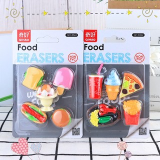 Tẩy Độc Lạ Cục Mini Set Gôm Bút Chì Dễ Thương Set Đồ Dùng Học Tập Cute Timo VPK69