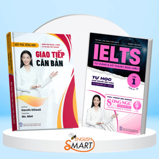 Combo 2 Sách Đột Phá Tiếng Anh Giao Tiếp Căn Bản Và IELTS Từ Vựng & Kỹ Thuật Đọc Hiểu Dành Cho Người Mới Bắt Đầu
