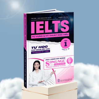 Combo 2 Sách Đột Phá Tiếng Anh Giao Tiếp Căn Bản Và IELTS Từ Vựng & Kỹ Thuật Đọc Hiểu Dành Cho Người Mới Bắt Đầu