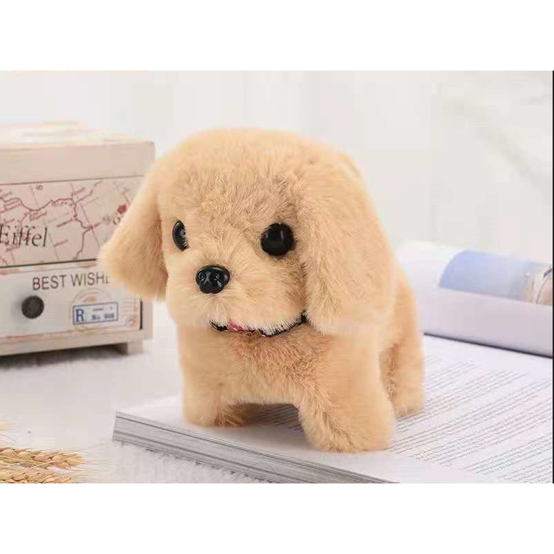 Đồ Chơi Chó Bông Chó Nhồi Bông Bibi Biết Đi Biết Kêu Biết Vẫy Đuôi Đáng Yêu Cho Bé - Đồ Chơi Cho Bé PUKAPI