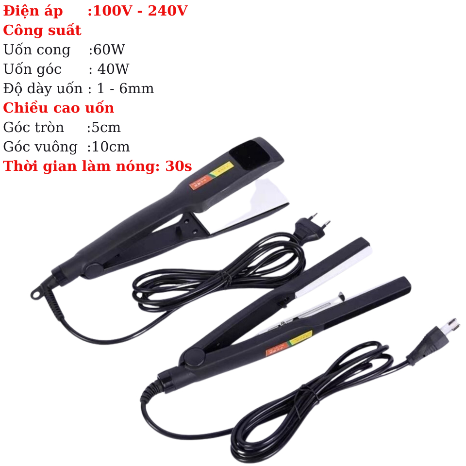 Kẹp Nhiệt Uốn Mica BEDO 60W 110-240V Uốn Chữ Mica Fomex Nhựa Góc Vuông Góc Tròn Chính Xác