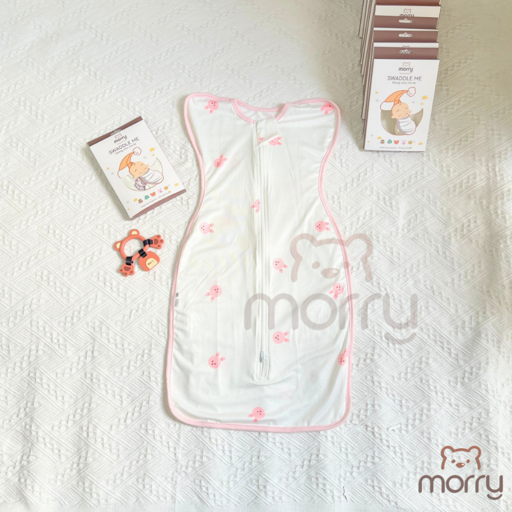 Nhộng chũn thông hơi morry cho bé có khóa - nhộng chũn co dãn giúp bé ngủ ngon Đậu Đậu Store