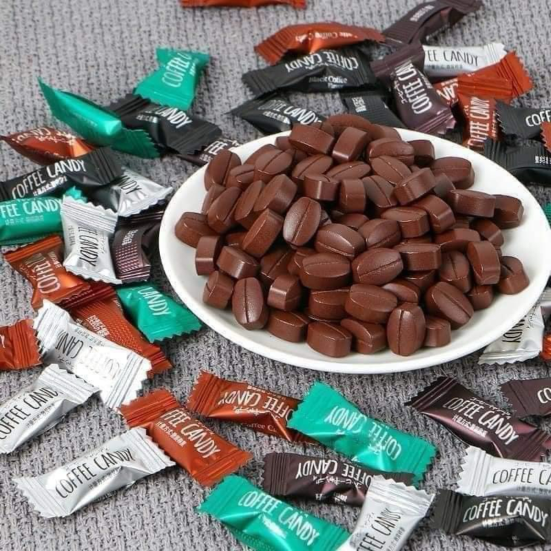 [ Sỉ 5kg ]  Kẹo cà phê không đường giảm cân Coffee Candy Pamiriter