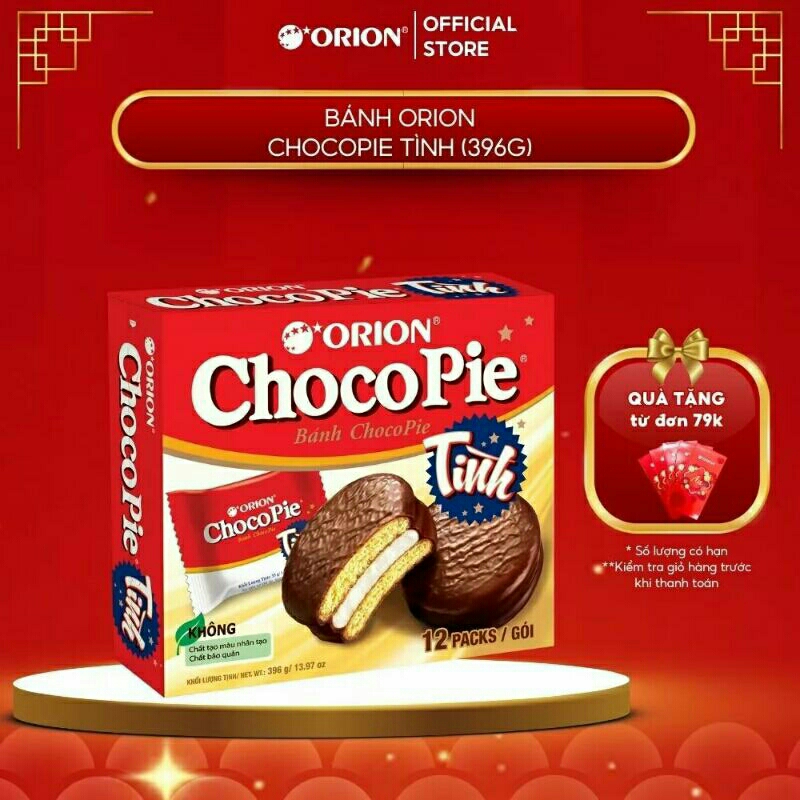BÁNH ORION CHOCOPIE TÌNH 396G | Shopee Việt Nam