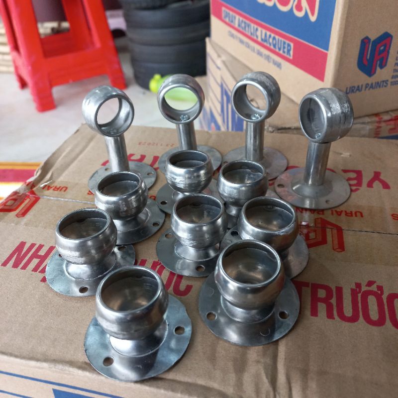 Bát inox,gối bắt tường,treo rèm,tủ quần áo, ống tròn phi 22 | Shopee ...