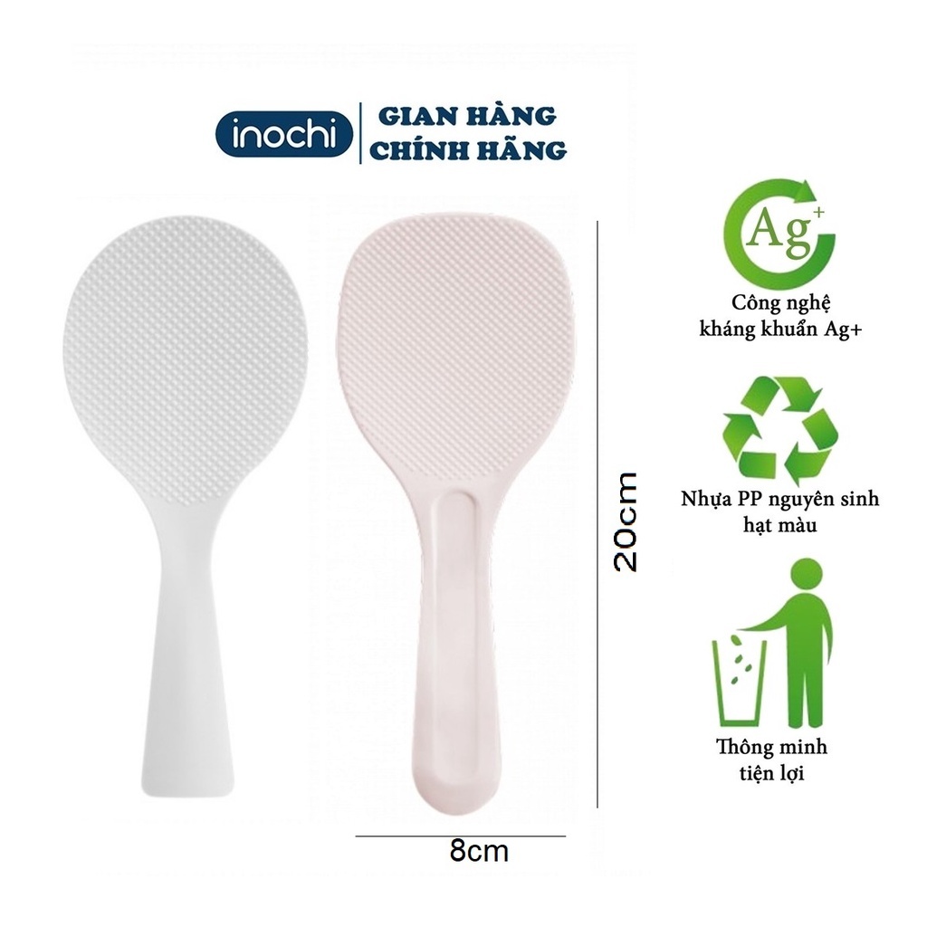 Muỗng Xới Cơm Chống Dính ,Thìa Xới Cơm Đế Đứng Sendai inochi Cao Cấp Tiêu Chuẩn Nhật Kháng Khuẩn | BigBuy360 - bigbuy360.vn