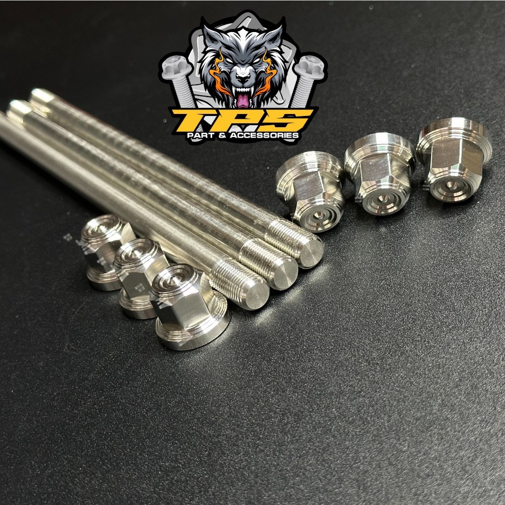 Cốt 2 đầu inox + tán bít mẫu Thái, phụ kiện phụ tùng mọi loại xe [ PHỤ TÙNG, PHỤ KIỆN XE]