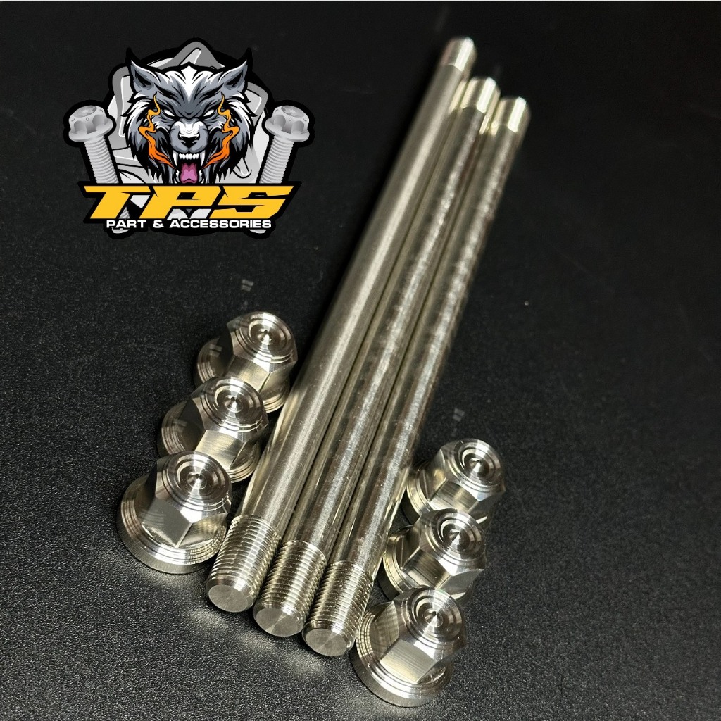 Cốt 2 đầu inox + tán bít mẫu Thái, phụ kiện phụ tùng mọi loại xe [ PHỤ TÙNG, PHỤ KIỆN XE]
