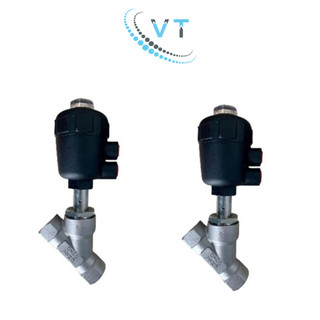 Van y xiên khí nén nối ren inox 304 DN15, DN20, DN25, DN32, DN40, DN50