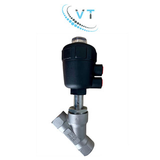 Van y xiên khí nén nối ren inox 304 DN15, DN20, DN25, DN32, DN40, DN50