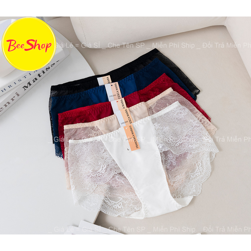 Quần Lót Nữ Ren Bigsize 50-100kg Mềm Mịn Thoải Mái Cao Cấp VNXK