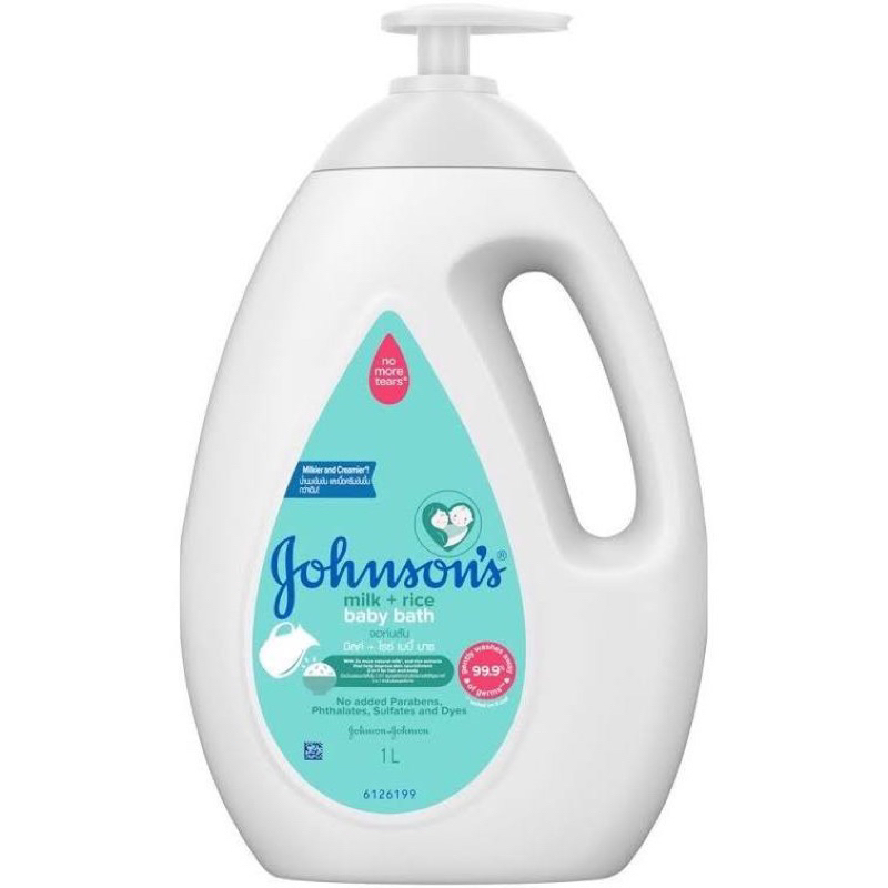 Sữa tắm Johnson's cho bé Sữa và Gạo Sữa và Yến Mạch 1000ml