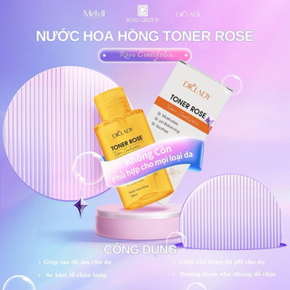 [Dr.Lady Chính Hãng] Nước Hoa Hồng Dr.Lady Rose Toner Cho Da Dầu Mụn, Nhạy Cảm, Hỗ Trợ Cấp Ẩm & Se Khít Lỗ Chân Lông