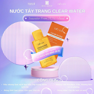 [Dr.Lady Chính Hãng] Nước Tẩy Trang Clear Water – Hỗ Trợ Làm Sạch Dịu Nhẹ Cho Da Dầu, Khô, Mụn, Nhạy Cảm