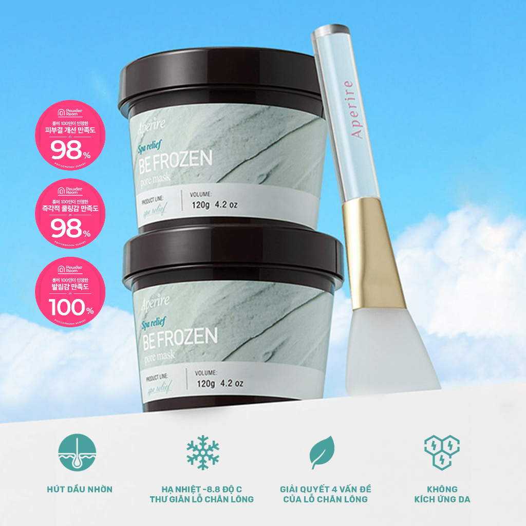 Mặt Nạ Đất Sét Loại Bỏ Dầu Nhờn, Thu Nhỏ Lỗ Chân Lông, Làm Dịu Da Aperire Spa Relief Pore Mask 120g | Shopee Việt Nam
