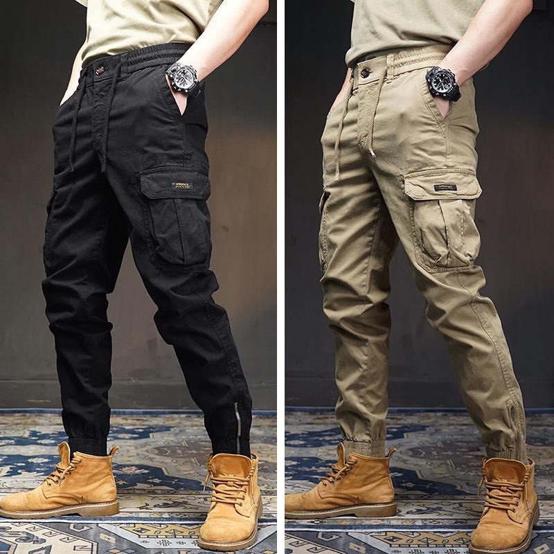 JGH5 – Quần Kaki Jogger Túi Hộp bo gấu, lưng thun khóa kéo Cao Cấp phong cách trẻ trung năng động.