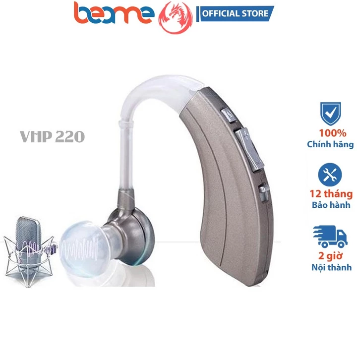 Máy trợ thính cho người già, Tai nghe trợ thính không dây cho người già Beame VHP220