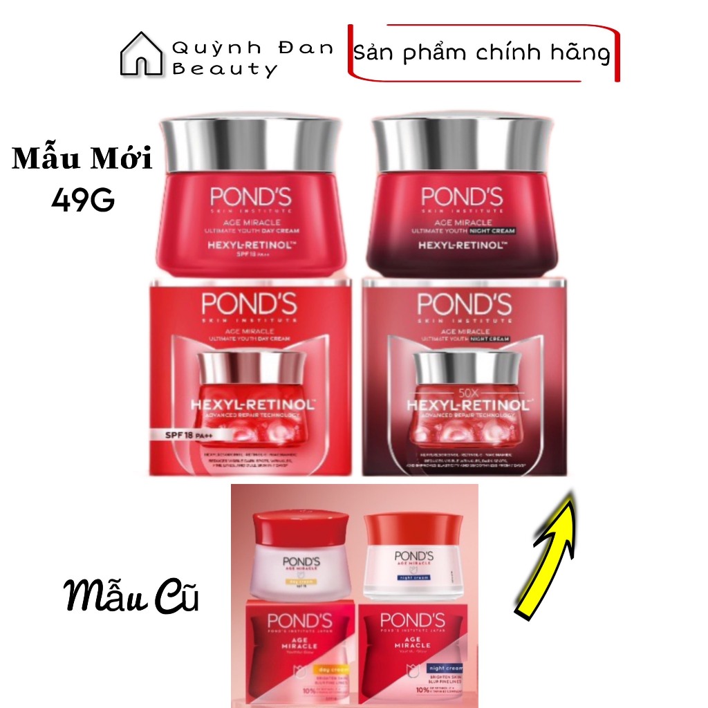 Combo kem Pond’s ngày và đêm ngừa Lão hoá cao cấp