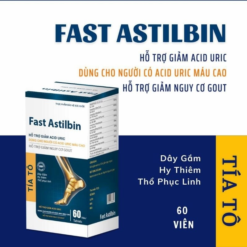 Viên uống hỗ trợ bệnh gout FAST ASTILBIN | Shopee Việt Nam