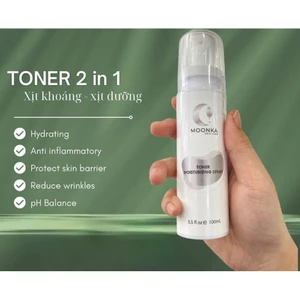 Toner 2 Trong 1 Gồm Xịt Khoáng Và Xịt Dưỡng Cấp Ẩm Cho Da
